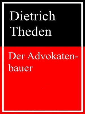 cover image of Der Advokatenbauer
